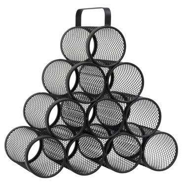 Bond 10 Bottle Iron Pyramid Wine Rack